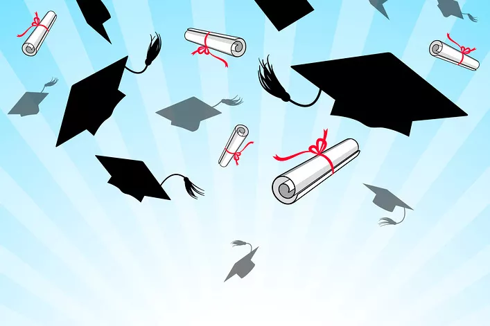 Выпускной в начальной школе в Кидбурге "Челлендж-вечеринка"