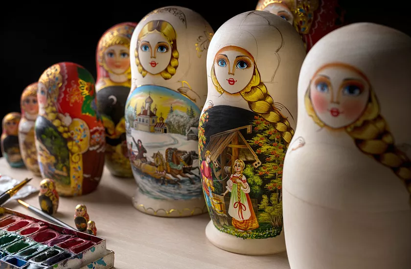 Экскурсия для школьников на промысел Посадской матрешки